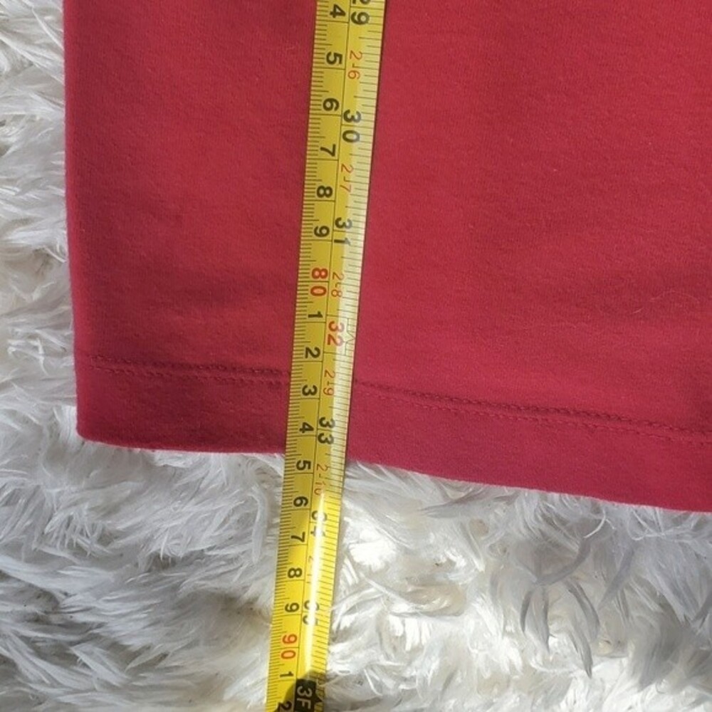Old Navy 3/4 Sleeve Stretchy Midi Womens Red Petite Dressy Casual Dress sz SP - Picture 11 of 11